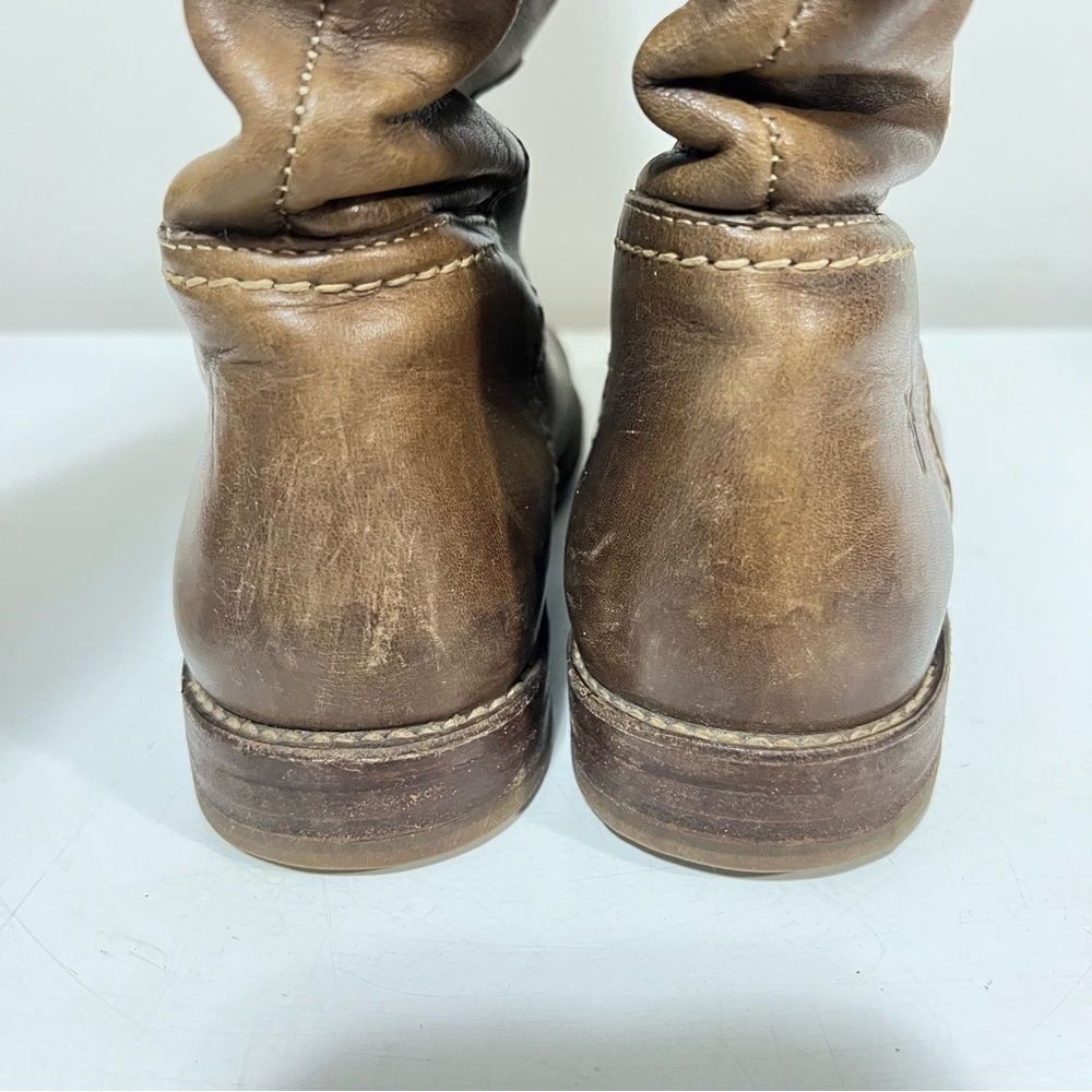 FRYE Paige Leather Knee High Boots Women's 6.5 B Brown Western Boho Boots - Picture 7 of 7